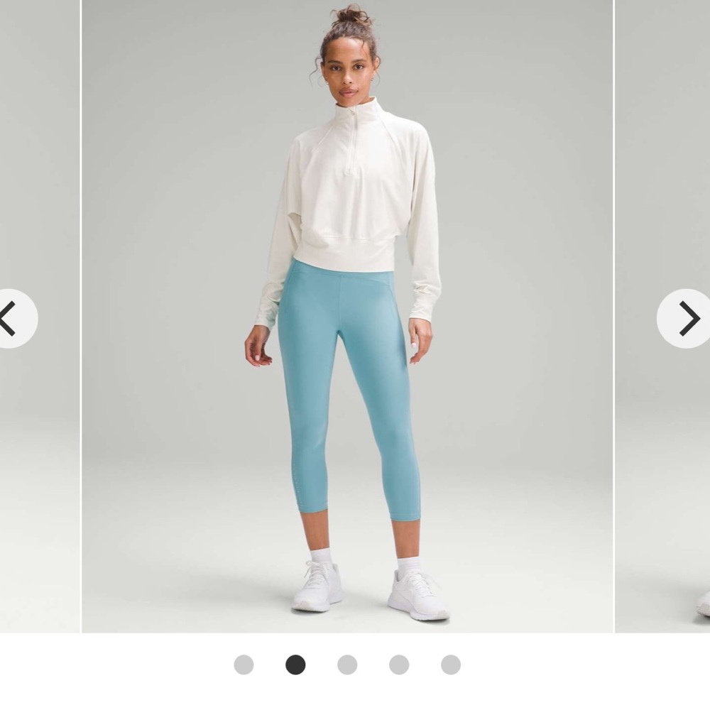 LuluLemon Swift speed high rise crop 21” size 2
